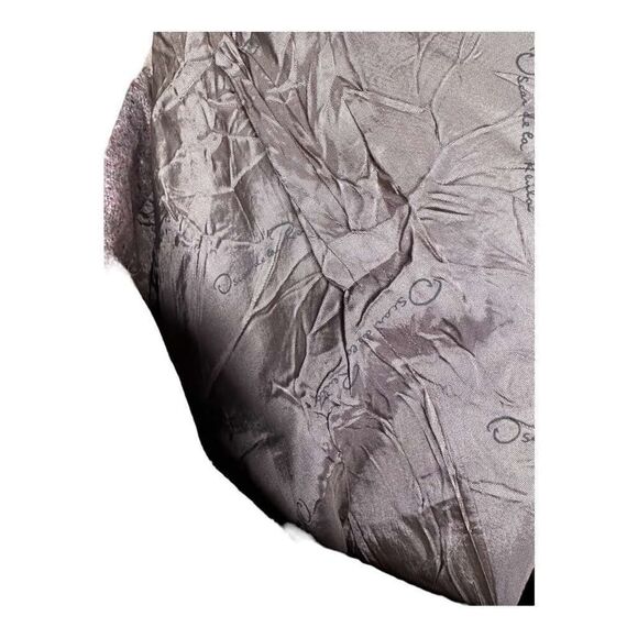 Oscar de la Renta Women's Maroon Knit Tweed Blazer - Picture 8 of 9